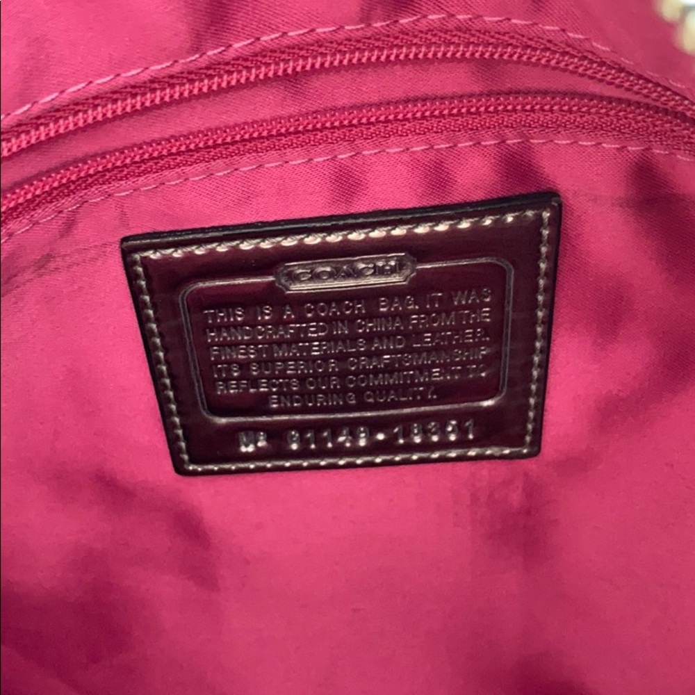 SOLD Coach Poppy Shoulder Bag “Like New” - Picture 9 of 11
